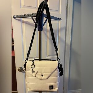 NWT IHKWIP Couture x Shawn Killinger crossbody with two straps. Chalk white. New